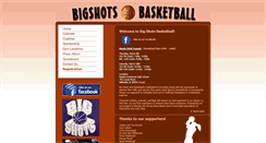 Desktop Screenshot of bigshotsbasketball.com